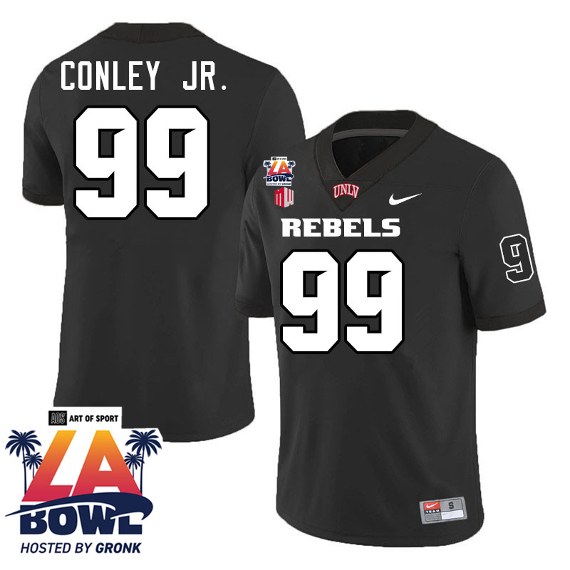 Keith Conley Jr. LA Bowl Jersey,UNLV Rebels 2024 LA Bowl Jersey-Black